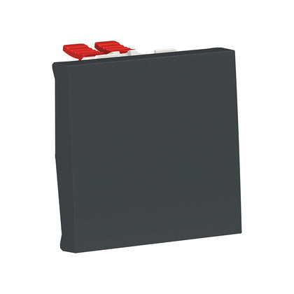 Strömställare kors 45x45mm ant (Rexel)