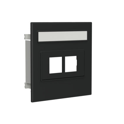 Lock rakt RJ45 Actassi svart (Rexel)