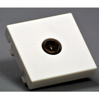 Uttag TV Hane 45mm alu (Rexel)