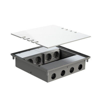 Golvbox 8808A 8mod alu lock (Rexel)