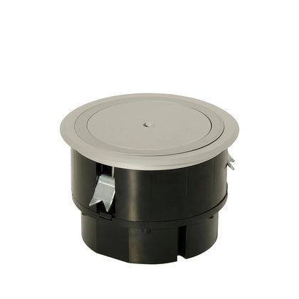 Golvbox alu 1x230 1xRJ45 (Rexel)