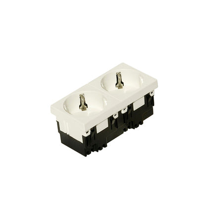 230 V-uttag 2-v 45x90 mm vit (Rexel)
