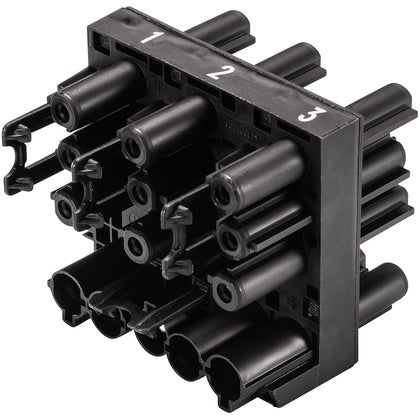 Fördelarblock 5/3-pol 5P sv (Rexel)