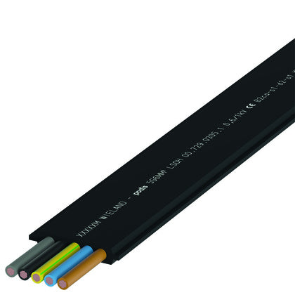 Flatkabel podis XPE 5G6 sv (Rexel)