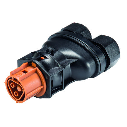 Klyvplugg hona fjäder 2-pol br (Rexel)
