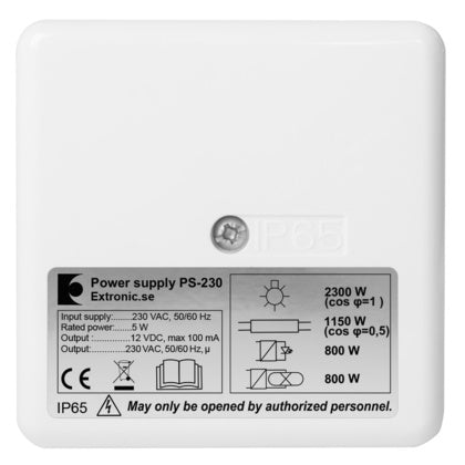 Strömförsörjningsmodul PS230 (Rexel)