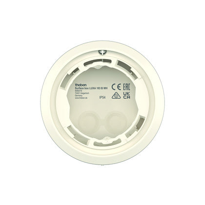 Montagedosa LUXA103/BI360, vit (Rexel)