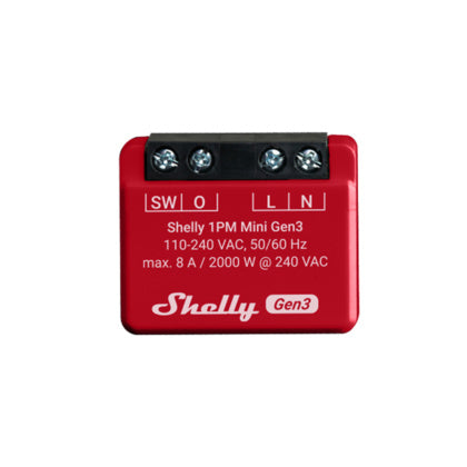 Relä WiFi 1PM Mini Gen3 (Rexel)