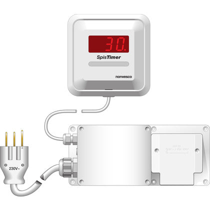 Spistimer 230V manuel plug-in (Rexel)