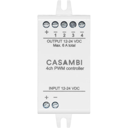 PWM dimmer 12-24Vdc, 4ch., WCM (Rexel)