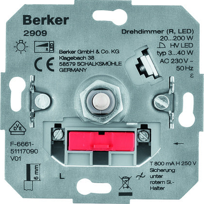 Vriddimmerinsats 3-40W LED (Rexel)