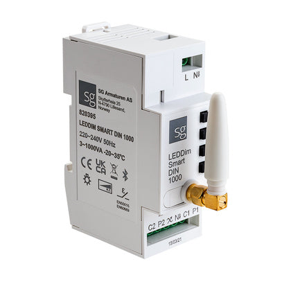 Dimmer LED 1000W DIN Bluetooth (Rexel)