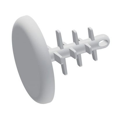 Täcklock Pluggs vit (Rexel)