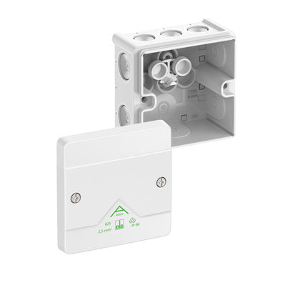 Kopplingsdosa Abox 025-L/w (Rexel)