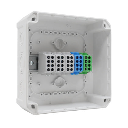 Kopplingsbox m.plint 25mm IP66 (Rexel)