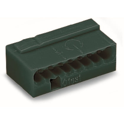 Toppklämma MICRO 8ansl mörkgrå (Rexel)