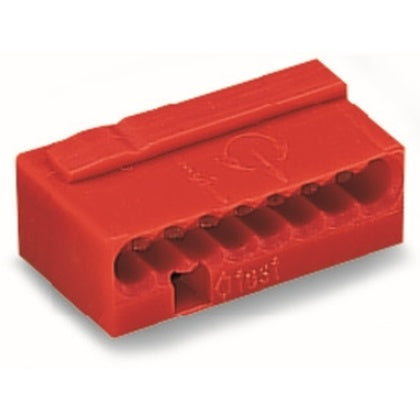 Toppklämma MICRO 8ansl röd (Rexel)