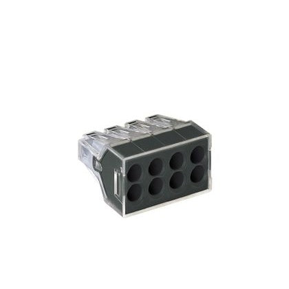 Toppklämma8x0,75-2,5mm2mörkgrå (Rexel)