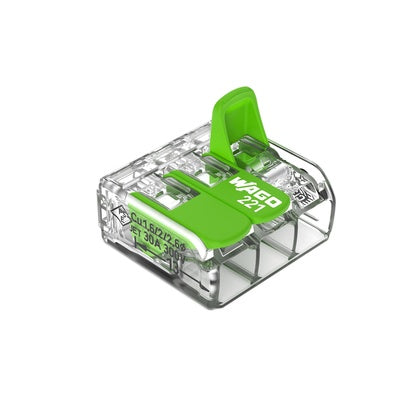 Anslutn kl 3x0,5-6mm2 GREEN (Rexel)