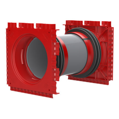 INSATSRAM DUBBEL Ø90 L=200 (Rexel)