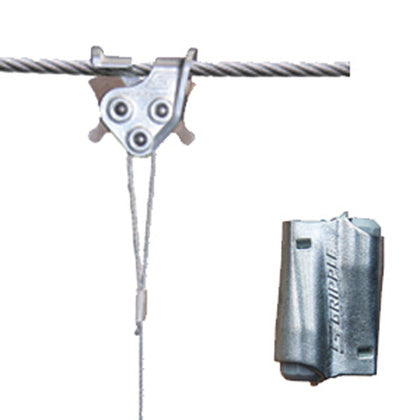 Snabbansl vajer C-clip 1m (Rexel)