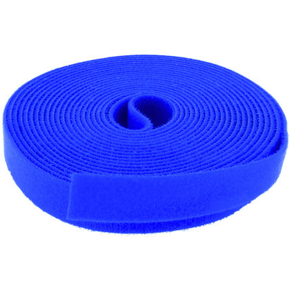 Kardborreband blå 5m x 20mm (Rexel)