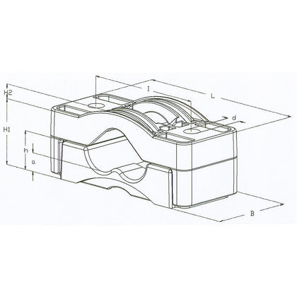 KLAMMER 3-LEDARE DIAM  27-38 (Rexel)
