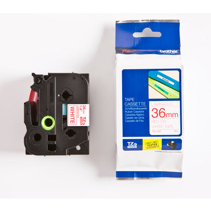 TAPE 36MM RÖD/VIT (Rexel)