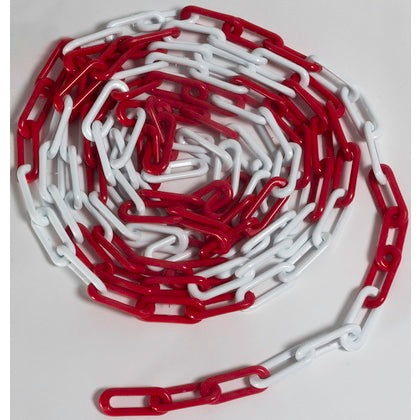 Plastkätting vit/ röd (Rexel)