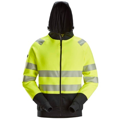 Huvtröja Helzip Gul/Sv KL2 L (Rexel)