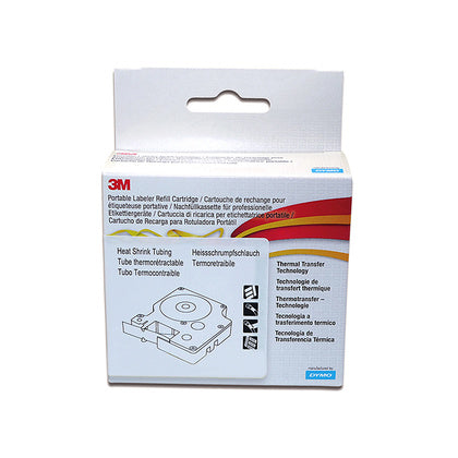 Märktejp Krympsl 24mm svt/vit (Rexel)