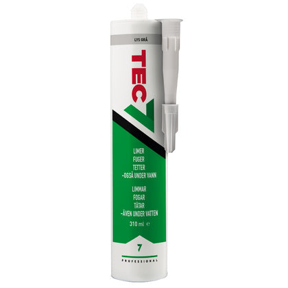 LIM/FOGMASSA TEC7 310ML SVART (Rexel)