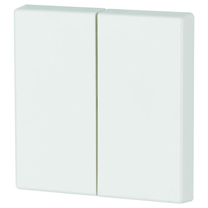 Vippa vit blank 2 knappar (Rexel)