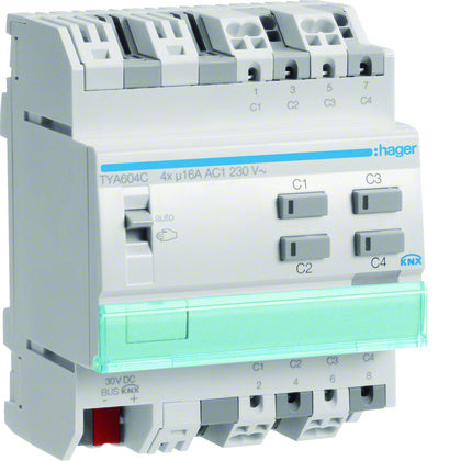 Brytaktor 4x16A (Rexel)