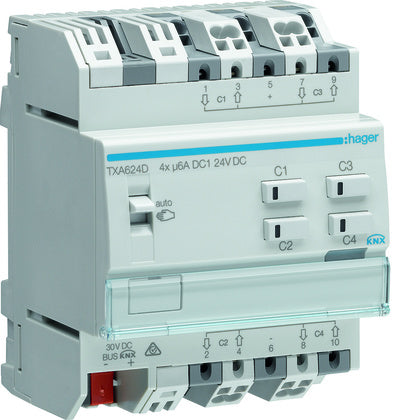 Jalusiaktor easy-KNX 4-kn 24V (Rexel)