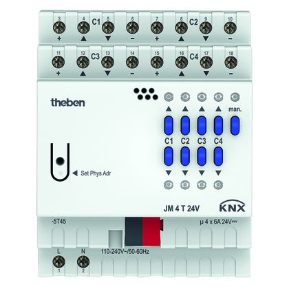 Jalusiaktor JM 4 T 24V KNX (Rexel)