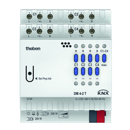 Dimmeraktor DM 4-2 T KNX (Rexel)