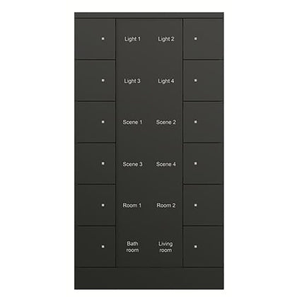TRYCKKNAPP 12-P KNX-885 (Rexel)