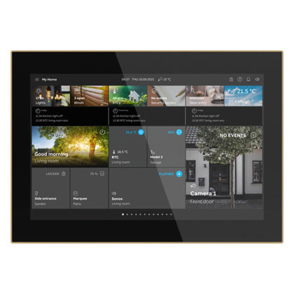 PANEL SMART TOUCH 10" SV/GULD (Rexel)