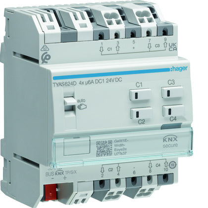 Persiennaktor 4x24VDC KNX (Rexel)