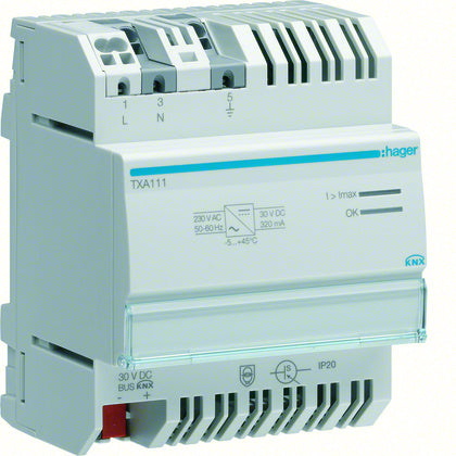 Spänningsförsörjning KNX 320mA (Rexel)