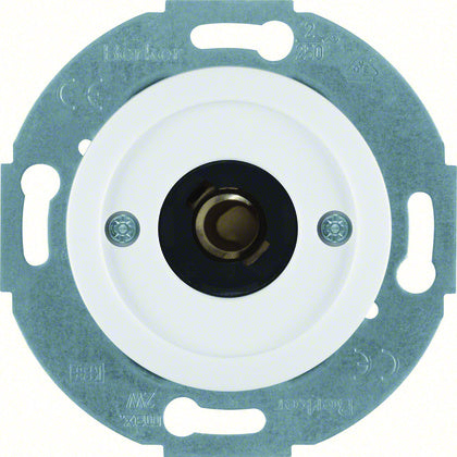 Tryckkn belyst 1-p 1930 vit (Rexel)