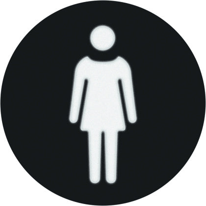 Folie Ø indik-LED symb kvinna (Rexel)