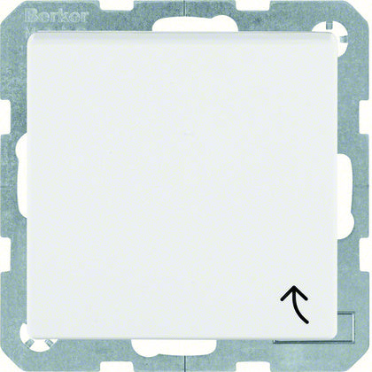 Uttag 1-v m. lock IP44 S1 Vit (Rexel)