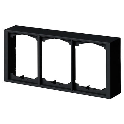Förh ram 3-f 100/40 matt svart (Rexel)