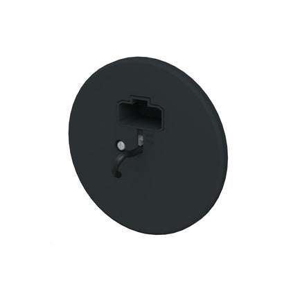 Uttag tak inf DCL Matt svart (Rexel)