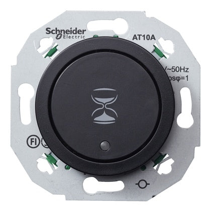 Timer elektronisk 2-pol Svart (Rexel)