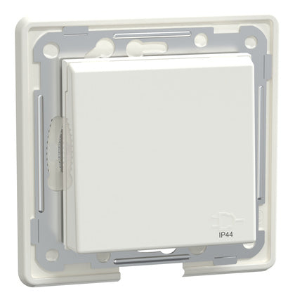 Vägguttag RS/Plus 1v lock J FV (Rexel)
