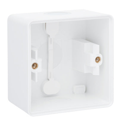 Förhöj.ram 1-V uttag IP55 vit (Rexel)