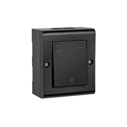 Strömst 2-pol Utp IP55 Svart (Rexel)